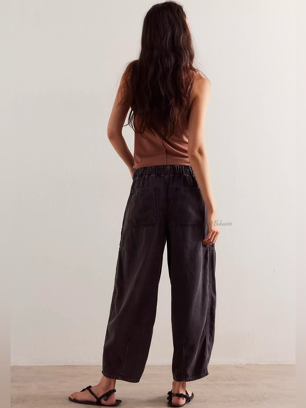 NWT Free People We The Free Silverton Pull-On Barrel Jeans - Picture 10 of 12